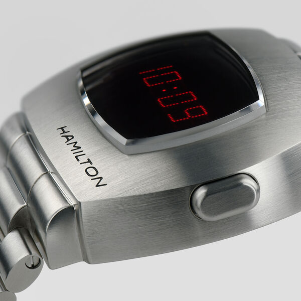 American Classic PSR MTX Digital Quartz 41 X 35 mm Stainles Steel